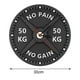 thumbnail image 3 of No Pain No GAIN Barbell Reloj de pared Moderno y silencioso Reloj de mecanismo de cuarzo decorativo de 12 pulgadas para gimnasio Culturismo, 3 of 4
