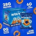 thumbnail image 3 of CRISP POWER Protein Pretzels, Sea Salt, 28G Protein, High Protein Snack, High Fiber, Low Carb Crunchy Pretzel Snacks, No Added Sugar, 1.75 oz Bags, 6 Pack, Vegan, Keto, 3 of 7
