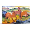 thumbnail image 1 of ARTCANVAS Grazing Horses IV 1911 Canvas Art Print by Franz Marc - Size: 26" x 18" (1.50" Deep), 1 of 9