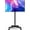 Black, variant on Mobile TV Cart Rolling TV Stand for 23-65 Inch TVs up to 110lbs | Height Adjustable Portable AV Cart with Wheels and Tilt Mount, Outdoor TV Stand Mount, Max VESA 400x400mm, White