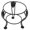 Black, variant on Miangastore Crystal Ball Stand Gazing Ball Support Stand Ball Display Stand Crystal Ball Base Household Flowerpot Rack