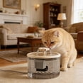 thumbnail image 3 of Cat Water Fountain, Automatic Pet Water Dispenser, Circulating Filter Water Feeder, Ultra Quiet Power Saving USB Water Bowl, Multi-Stage Filtration Fresh Water Fountain for Indoor Cats Small Pets, 3 of 5