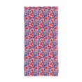 thumbnail image 2 of Serviette de Plage en Microfibre Surdimensionnée avec Design Floral Plumeria Vibrant (36 Pouces X, 2 of 3