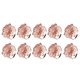 thumbnail image 1 of Colección de anillos para servilletas, juego decorativo de 10 piezas para servilletas de tela, porta servilletas, decoración de cocina, decoración de bodas, oro rosa, 1 of 5