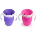 thumbnail image 1 of Copa de Entrenamiento Munchkin Miracle 360 Rosa y Violeta 7 oz 2 cuentas, 1 of 4