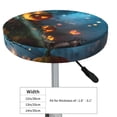 thumbnail image 4 of Fuzoiu Spooky Halloween Print Bar Stool Cushions, Super Breathable Round Bar Stool Covers,Seat Cushion Round- One Cushion Only-13 inch, 4 of 7