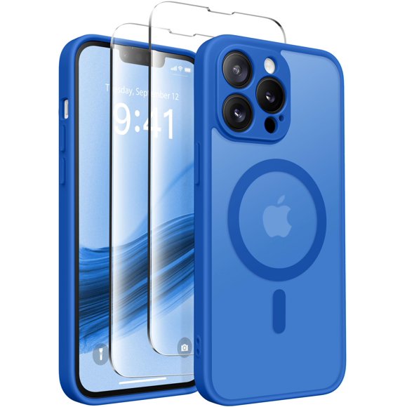 Funda CAPRARO Magnetic para iPhone 13 Pro Max Klein Blue