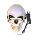 thumbnail image 4 of Cubierta facial LED, 3 modos de iluminación, cubierta facial de calavera aterradora brillante para Halloween, Cosplay, fiesta navideña, luz amarilla, 4 of 14