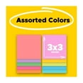 thumbnail image 3 of Post-it Super Sticky Notes, 3 in x 3 in, Supernova Neons and Energy Boost, 15 Pads, 3 of 10