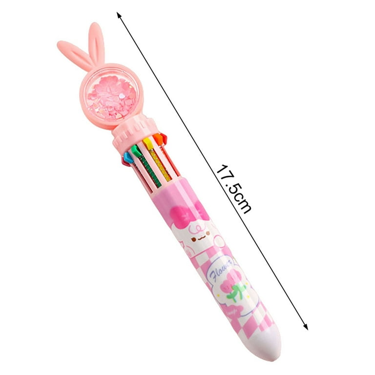 Touchs Replaceable Ball Pen 1ml 5 Fun Pens Fluffy Doll Pen Screen 