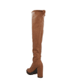 thumbnail image 3 of Bota Extra Larga Para Mujer De Lycra Piel Slim Color Café Platonia MAZAMITLA-02-CAFÉ, 3 of 5
