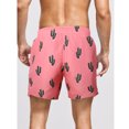 thumbnail image 3 of Zpanxa Mens Swim Trunks Summer Plus Size Quick Dry Lightweight Swim Shorts Casual Funny Beach Shorts Pink M, 3 of 6