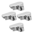 thumbnail image 6 of GOOHOCHY 4pcs Mirror Holder Clips Zinc Alloy Glass Mirrors Clips Easy to Install Mounting Clamps Secure Fixing Retainer Holders for Home Hotel Bathroom, 6 of 8