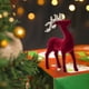 thumbnail image 5 of Adornos Navideños de Ciervo, Colgante Navideño de Ciervo Nevado, Adornos Navideños con Ambiente Flocado, Decoraciones Navideñas de Reno para Mesa., 5 of 6