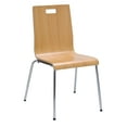 thumbnail image 2 of KFI Studios Mode Round 3.5' Dining Table Set, Crisp Linen, 4 Natural Jive Chairs, 2 of 3