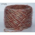 thumbnail image 1 of Zhuge Hilo de lana suave y brillante de 200 g, mezcla súper suave y esponjosa para tejer, tejer a telar y tejer a máquina, hilo multicolor para tejer, color caqui, 1 of 3