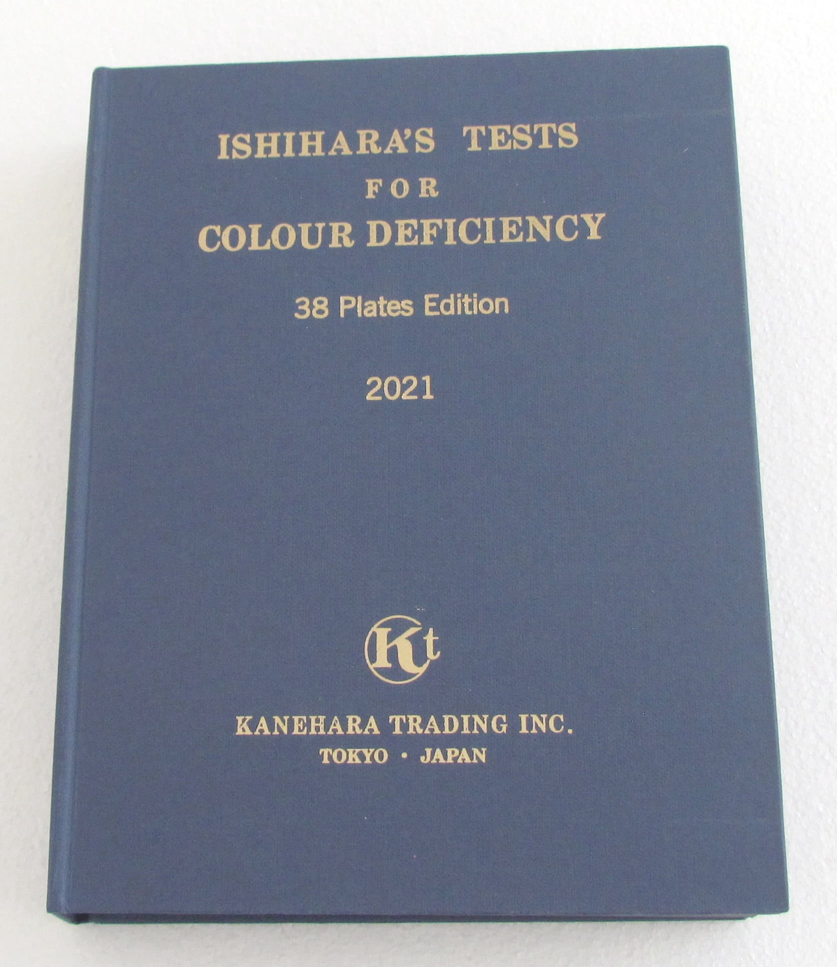 Color Testing Book Ishihara Test Chart Book, for Color Deficiency 38 Plate Latest Edition ...