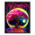 thumbnail image 2 of Hilo de bordar Eco-algodón completo 11CT Impreso Moon Tree Kit de punto de cruz Craft FLhrweasw Nuevo, 2 of 9