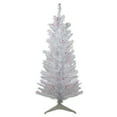 thumbnail image 2 of Northlight 4' Pre-lit White Iridescent Pine Artificial Christmas Tree - Pink Lights, 2 of 6