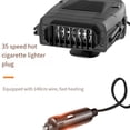 thumbnail image 4 of Calentador de coche de 150W, calefacción de parabrisas, desempañador, desempañador ajustable con toma de encendedor, pequeño ventilador Paneles de instrumentos para automóviles 24V Amarillo Tipo 2 Scienceny VI016217-04B, 4 of 6