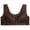 #37Brown, variant on Plus Size Seamless Wireless Push Up Bra No Underwire Full Coverage Bras