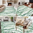thumbnail image 6 of Area Rug 72×108in, Watercolor Eucalyptus Leaves Floor Carpet Living Room Rug, Vintage Plants Non-Slip Welcome Mat Indoor Rugs for Bedroom Dining Room, 6 of 9