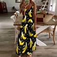 thumbnail image 4 of Banana Sleeveless Dress Loose Women's Dress Dresses Luxury Evening Dresses, 4 of 9