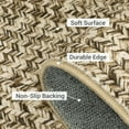 thumbnail image 6 of Garvee 2'x6' Runner Rugs Kitchen Entryway Braided Print Rugs, Machine Washable Non-Slip Low Pile Indoor Rugs for Hallway, Bedroom, Living Room, Light Yellow, 6 of 8