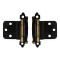 thumbnail image 2 of Amerock BP7328AE-XCP500 Face Mount Self-Closing Kitchen Cabinet Hinge 3/8 Inch Inset Antique Brass - pack of 500, 2 of 4