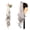 GRAY, variant on Wave Flexible Wrap Around PonyTail Long Fake Tail Hair Extensions Synthetic Wavy Hairpieces Horse Tail