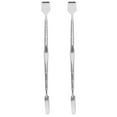 thumbnail image 1 of Miangastore 2Pcs Metal Facial Tools Blackhead Removal Flat Blade Practical Design for Skin Care, 1 of 8