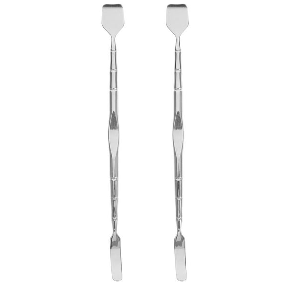 2 extractores de puntos negros de acero inoxidable para eliminar puntos negros y raspadores faciales para mujeres.