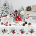 thumbnail image 1 of Mini Árbol de Navidad Decorativo | Árbol de Mesa Verde de Plástico | 30 × 24 × 7,8 Cm | Ambiente Navideño para Salón o Dormitorio | 150 G, 1 of 6