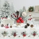 thumbnail image 1 of Mini árbol de Navidad decorativo de escritorio con bayas y piñas artificiales para sala de estar o dormitorio. Ambiente navideño. 1 unidad. 30 × 24 × 7,8 cm. Rkxzt, 1 of 9