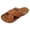 Brown, variant on HNMKIU Women's Sandals Strap Solid Thick Soled On Style for Everyday Wear Retro Beach Slide Indoor Outdoor Footwear with Comfortable Cushioning Beach Shoes Beige,6.5