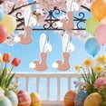 thumbnail image 6 of 26 Letter Ornaments for Easter Tree Decorations, Easter Initial Ornament, Personalized Hanging Pendant Easter Alphabet for DIY Craft Ornaments, Hanging Name Tags for Easter Tree Decor (J-2pcs), 6 of 7