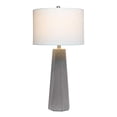 thumbnail image 2 of Lalia Home LHT-5011-WH Concrete Pillar Table Lamp with White Fabric Shade, 2 of 5