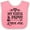 Pink and White, variant on Inktastic Yiayia and Papou Love Me Granddaughter Girls Baby Bib