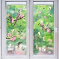 thumbnail image 3 of Pegatinas para ventanas: 2 impresionantes pegatinas estáticas decorativas con diseño de ramas de pájaros para evitar que los pájaros choquen contra las ventanas, 3 of 4