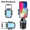 thumbnail image 2 of TOPGO Universal Adjustable Cup Holder Cradle Car Mount for Cell Phone iPhone (Black), 2 of 5