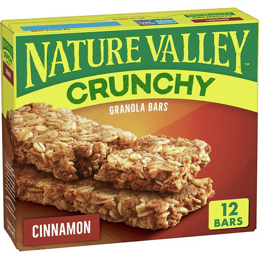 Nature Valley Granola Bars Crunchy, Cinnamon, 8.94 oz.