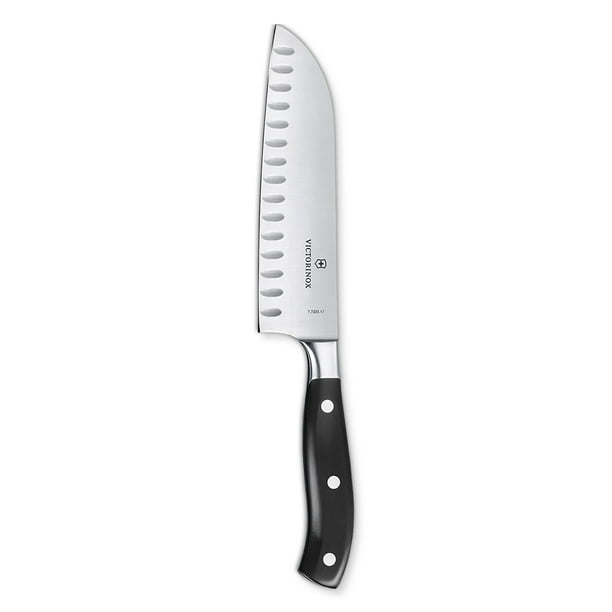 Cuchillo Victorinox Grand Maitre Santoku de 18 cm con mango negro