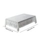 thumbnail image 2 of Mantel Cuadrado de Poliéster Blanco con Flecos, 140 X 140 Cm, Lavable, Decorativo, para Comedor, Sofá, Bodas, Fiestas, Uso Interior y Exterior., 2 of 6