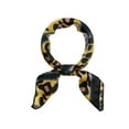 thumbnail image 1 of INSPIRE CHIC Women's Leopard Print Square Scarf Kerchief Neckerchief Handkerchief Yellow, 1 of 5