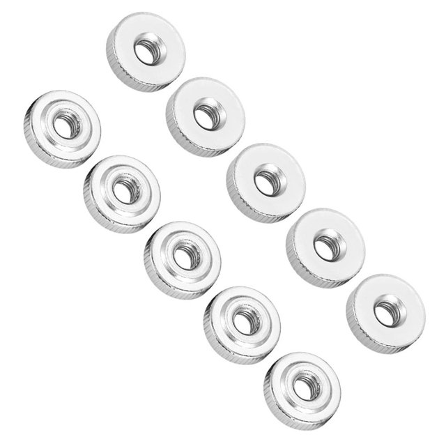 LAFGUR Écrous de Pouce Nurled 10 Pcs/Set Écrou Moleté, Poignée Écrou, Fournitures de Réparation Remplacement pour la Fixation Accessoires de Fixation de Quincaillerie