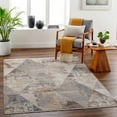 thumbnail image 3 of Hauteloom Birdy Living Room, Bedroom Area Rug - Contemporary - Beachhouse, Taupe, Nutmeg - 3'11" x 5'10", 3 of 8