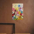 thumbnail image 5 of RUIYC Colorful Floral 3D Flower Artwork Modern Abstract Landscape Textured Flower Wall Decor For Home Bedroom Bar Bathroom Decor Gifts 8*12in 8x12in, 5 of 7