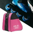 thumbnail image 4 of jinwen Sac à Chaussures de Patinage Portable Bandoulière Réglable et Poignée Supérieure Sac à Main Rose Rose Demi-Maille, 4 of 9