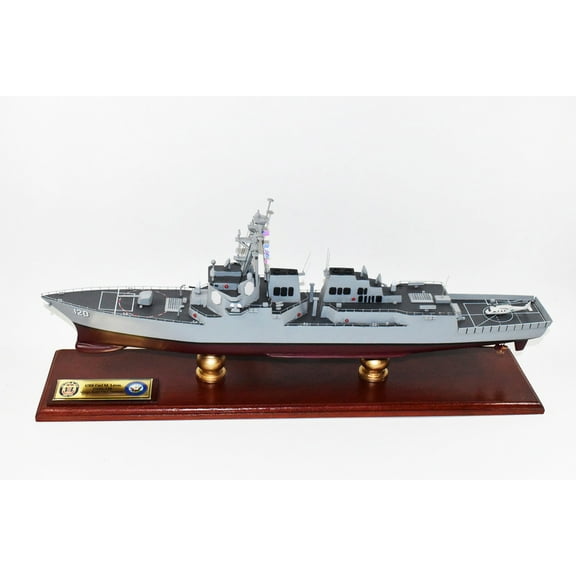 USS Carl M. Levin (DDG-120) 24-inch Mahogany Model