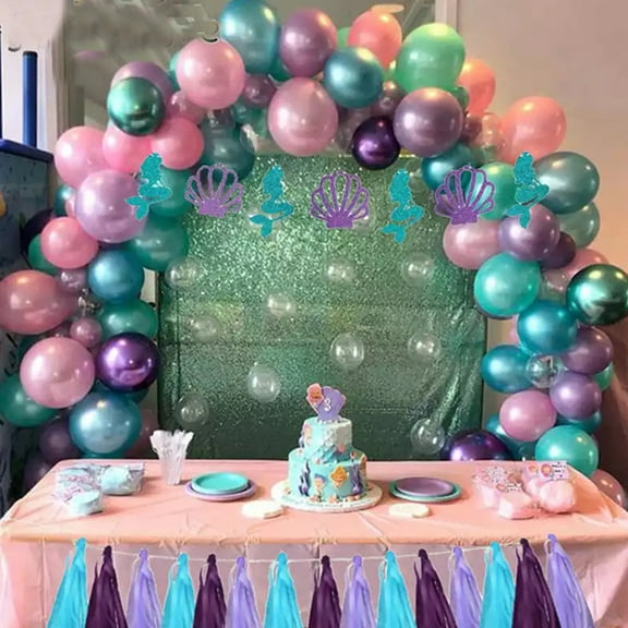 PBPBOX White Plastic Balloon Arch Stand Kit for Table Decorations and Party Scenes 1 Set